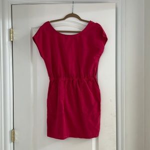 Armani Exchange pink dress